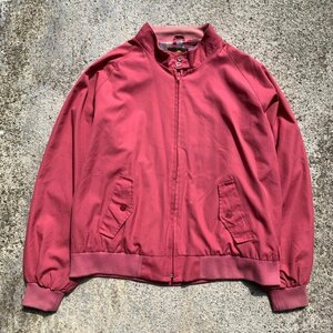 【L/XL】FOXLAND ハリントンジャケット スウィングトップ ピンク■ビンテージ オールド レトロ アメリカ古着 80s/90s