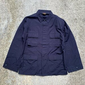 【M(XL相当)】INFINITY GEAR BDU ジャケット ネイビー■ミリタリー アメリカ古着 コットン リップストップ 民間