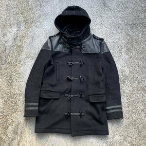 【M/L】The Kooples ウール ダッフルコート ジャケット ネイビー 濃紺■ビンテージ オールド レトロ ヨーロッパ古着