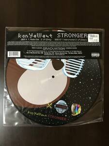 アナログ盤 Kanye West カニエ・ウェスト STRONGER ピクチャー盤 LP 12インチ レコード HIPHOP R&B ラップ ヒップホップ