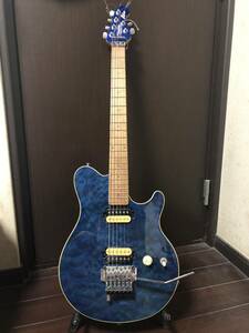 ★Sterling by MUSICMAN AX40 MUSIC MAN Neptune Blue EVH エディーヴァンヘイレン D-tuna付★