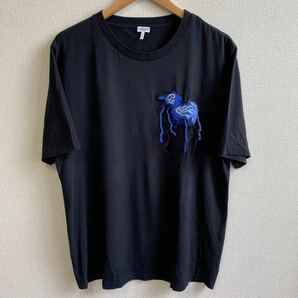 【極美品・名作】 LOEWE ロエベ Tシャツ ドードー ロゴ バックロゴ Tシャツ トップス カットソー JW アンダーソン メンズ XL ブラックの画像4