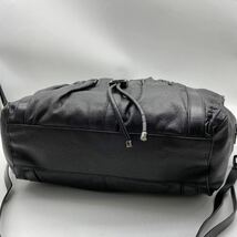 1円【美品】 BURBERRY ESTABLISHED エスタブリッシュド 2way ハンドバッグ ショルダーバッグ 大容量 ノバチェック レザー 本革 ブラック_画像7