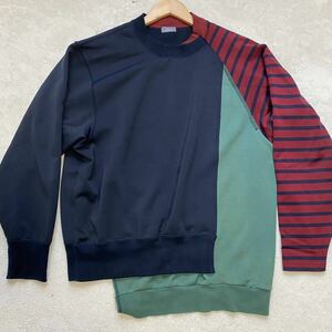 [ masterpiece ] KOLOR BEACON color beacon do King sweat sweatshirt switch repeated construction men's 2 M size cotton 