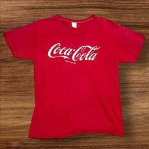 ★ USA製 80s 90s Coca Cola シングルステッチ Tシャツ コカ コーラ 企業 ロゴ ヴィンテージ 80年代 90年代 レア ★_画像1