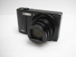 RICOH リコー コンパクトデジタルカメラ CX4 ブラック デジカメ 動作確認済 定形外郵便全国一律510円 B6-A