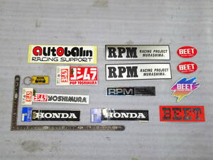  подлинная вещь стикер брелок для ключа Honda RPM Yoshimura BEET autobahn гонщик pieroCBX400F CB400F GS400GT380GSX Zari Z400FX Z2CB750F старый машина ассоциация 