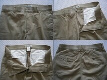 モンベル　mont‐bell　Core Spun Chino Pants カジュアル&アウトドア用高機能チノパンツ 薄茶系　W85㌢ ノータックモデル　耐久/速乾機能_画像6