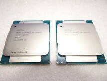 美品 インテル Intel Haswell XEON E5-2620V3 プロセッサー 2.40GHz 3.60GHz SR207 LGA2011-3 2個セット 動作検証済 1週間保証_画像2