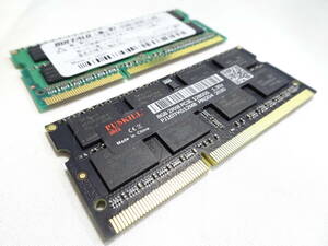 美品 ノートPC用 メモリー DDR3L-1600 1枚8GB×2枚組 合計16GB 両面チップ 動作検証済 1週間保証 