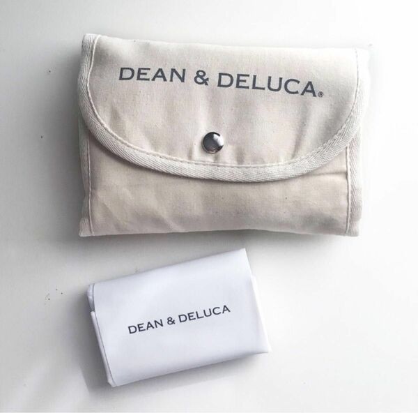 【DEAN&DELUCA】ショッピングバッグNatural＆ ミニマムエコバッグ白