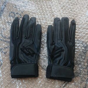SSK (エスエスケイ) 野球 高校野球対応シングルバンドバッティング手袋 (両手) プロエッジ EBG3002W ブラック