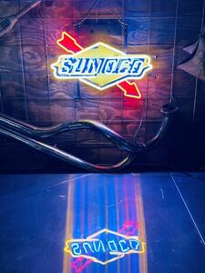 SUNOCO スノコ ネオン 看板 オイル 世田谷ベース 輸入 ムーンアイズ ハーレー アメ車 HOTROD ガレージ スナップオン マックツール 工具