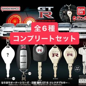 全6種コンプリート なりきりオーナーシリーズ ガチャ 日産 鍵 コレクタブルキー GT-R