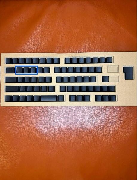 HHKB キートップ　墨/無刻印　バラ売(3個 [D 3個])