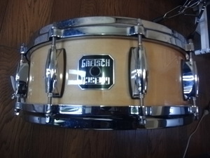  Gretsch snare * литье под давлением обруч * б/у прекрасный товар (14/5,5 дюймовый )