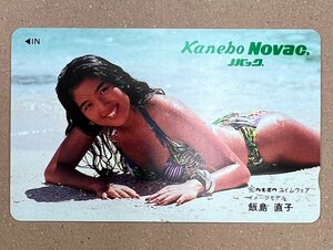  Iijima Naoko telephone card telephone card ① 50 frequency 