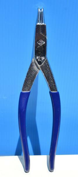 LUCKY 元祖 スナップリングプライヤー 50-3B 孔用 青き⑲ 全長200㎜ 先端の太さ 2.3φ 使用範囲40－65mm