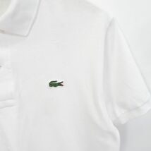 LACOSTE L1212 ポロシャツ ホワイト size4/ラコステ 　0502_画像3