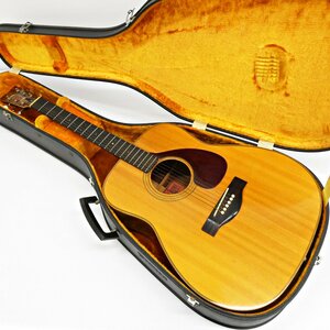 ○ редкий .YAMAHA Yamaha FG-500 акустическая гитара ... жесткий чехол имеется струнные инструменты музыкальные инструменты красный этикетка 