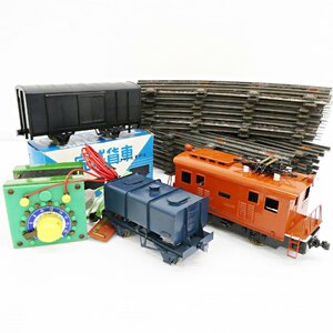 0 KTMka loading? electric locomotive EB501 finished . car power pack rail roadbed railroad model tin plate toy locomotive Vintage Showa Retro 