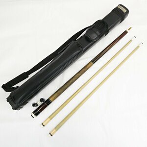 0 Manufacturers unknown billiards cue bat 1 pcs shaft 2 ps total length approximately 148cm billiards cue grip leather case attaching 