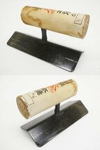 ○5) 未使用 保管品!!4点セット!大阪 二ツ井戸 中塗鏝 300mm インバル鏝 120mm/千福半焼中塗 315mm/やまじょう 面引鏝 6mm 左官道具 左官鏝_画像9