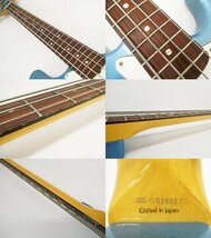 ○ Fender Precision Bass フェンダー プレシジョンベース エレキベース ブルー系 Crafted in Japan 弦楽器 楽器_画像7