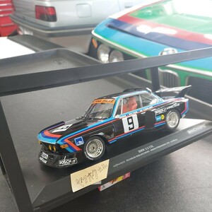 ◆ミニチャンプ1/18　ALPINA　FALTZ1000キロメートルニュルブルクリンク1976　BMW 3.5CSL黒◆