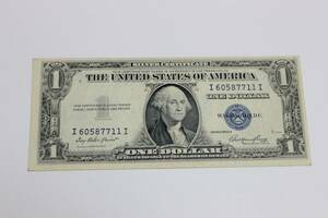 1ドル紙幣1935年 旧紙幣ブルーシール アメリカUSA