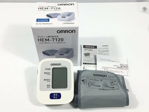 OMRON　オムロン　上腕式血圧計　HEM-7120　自動電子血圧計　現状品　OS5.023　/06