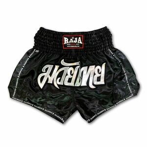 新品 RAJA ムエイタイ キックボクシング パンツ XLサイズ ユニセックス ブラック ショーツ ボクシング MMA 格闘技 スポーツ RTB29-1