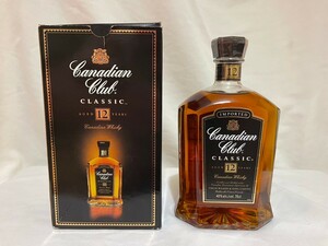  Canadian Club Classic 12 year 750ml not yet . plug Canadian Club Classic whisky 