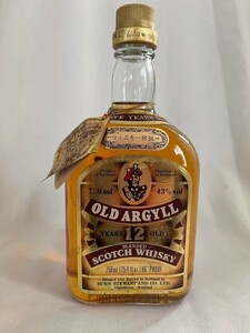 特級　オールドアーガイル 12年 750ml 未開栓　OLD ARGYLL ウイスキー