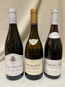 ワイン　ルロワ　ムルソー　シャンベルタン 3本セット　750ml 未開栓　まとめ LEROY MEURSAULT CHAMBERTIN 