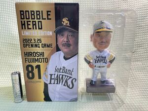 2022 opening game limited goods Bubble head [ SoftBank Hawk s81 wistaria book@. history figure ] unused beautiful goods 