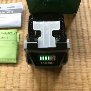 ★未使用品★ HiKOKI（ハイコーキ）マルチボルトバッテリー BSL36A18の画像4