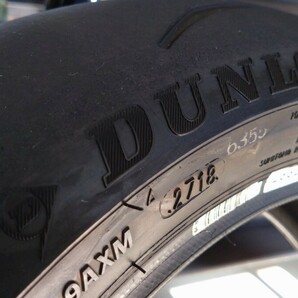 DUNLOP ダンロップ Q4 120/70ZR17 180/60ZR17 中古 ハイグリップ SPタイヤの画像4