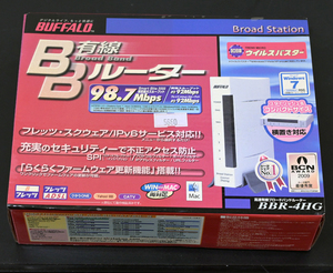 ♪♪BUFFALO　バッファロー　有線ルーター　BBR-4HG　未開封長期保管品♪♪