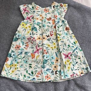 【美品】ZARA ザラ Baby Girl 花柄ワンピース サイズ92cm