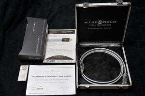 [ new goods ][ unopened goods ]WIRE WORLD wire world PLATINUM STARLIGHT 7 PSB7 USB cable A-B [1.5m] platinum Star light 7