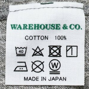Warehouse (ウエアハウス) Lot 4601 - POCKET TEE / ポケットTシャツ 無地 美品 杢グレー size Lの画像6