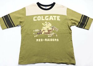 JELADO (ジェラード) Football Tee - COLGATE - / フットボールTシャツ 5MT-2025 オリーブ size 40(L)