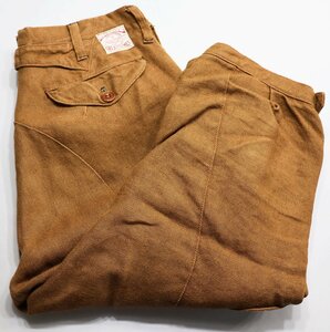 Freewheelers (フリーホイーラーズ) Leg Length Trousers - Johns -/ レグレングストラウザー ジョーンズ #1322005 美品 Yellow Brown w32