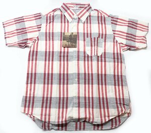 Workers K&T H MFG Co (ワーカーズ) Short Sleeve BD Shirt - Madras Check / 半袖ボタンダウンシャツ 未使用品 マドラスチェック size 17