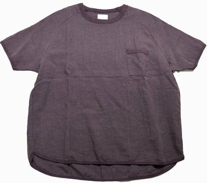 Re made in tokyo japan (アールイーメイドイントウキョウジャパン) フレンチリネンTシャツ 7919S-CT バーガンディ size L