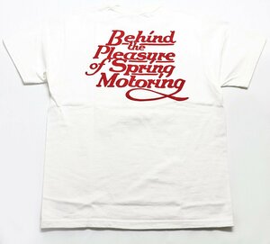 Deluxeware (デラックスウエア) SDL-2201...MOTORING / モータリング クルーネックTシャツ 未使用品 ホワイト size M