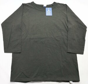 Velva Sheen (ベルバシーン) Tubler Raglan Sleeve 3/4 Tee / ラグランスリーブ 七分袖Tシャツ #161834 美品 ブラック size L