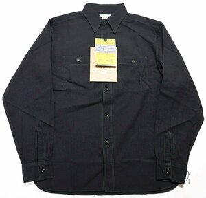 BuzzRickson's (バズリクソンズ) ウィリアムギブソンコレクション ブラックシャンブレー ワークシャツ BR29143 未使用品 size L