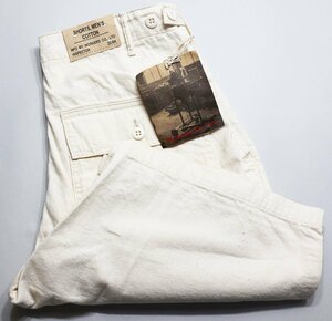 Workers K&T H MFG Co (wa- The Cars ) Baker Shorts - 8oz Ecru Denim / Baker шорты ecru Denim не использовался товар size M / брюки 